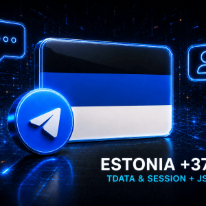 🇺🇦 Estonia +372 TDATA & SESSION + JSON