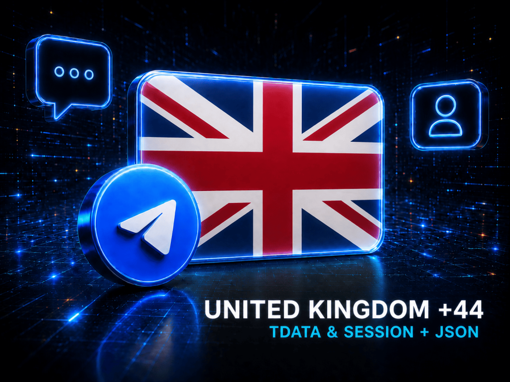 🇬🇧 United Kingdom +44 TDATA & SESSION + JSON